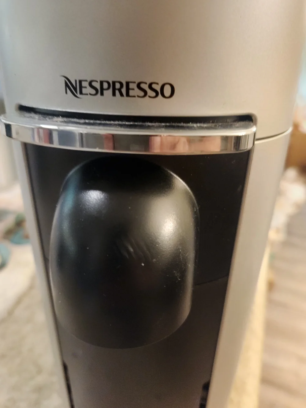Nespresso Vertuo Plus Silver and Black Single-Serve Coffee Brewer